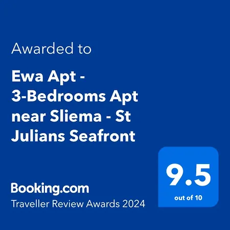 Ewa - 3-bed Near - St Julians Seafront Apartment